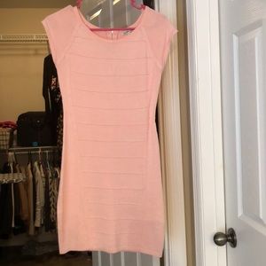 Pink bodycon dress